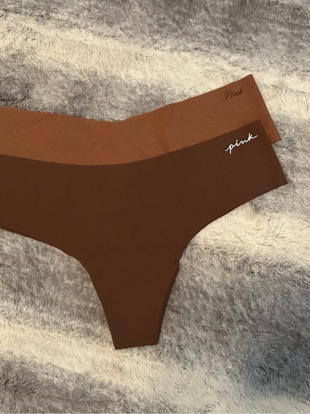 Victoria’s Secret no show thongs size large New